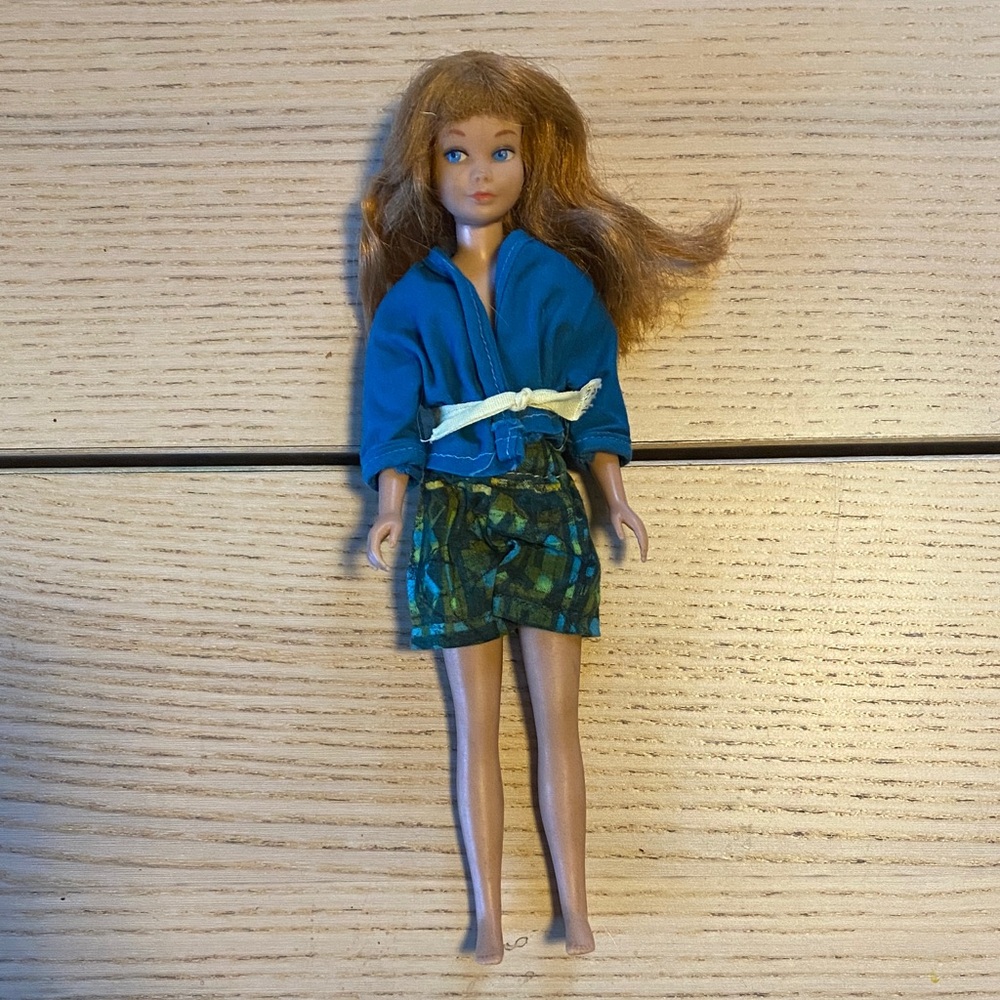 Vintage 1963 Redhaired Mattel Skipper Doll